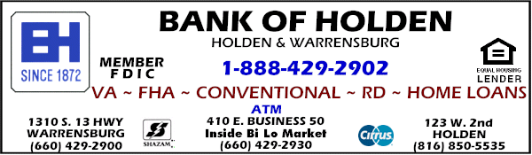 Bank of Holden- click here to visit our website
